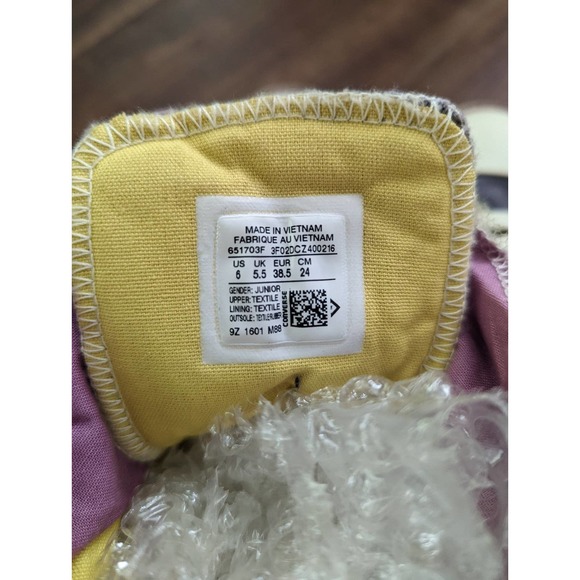 Limited Edition Converse All Star High Top Tutu Splatter Light wash Sneakers - Picture 5 of 8